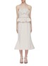 Main View - Click To Enlarge - C/MEO COLLECTIVE - 'Mode' belted ruched peplum dress