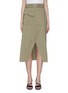 Main View - Click To Enlarge - C/MEO COLLECTIVE - 'To A Stranger' belted mock wrap skirt