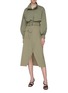 Figure View - Click To Enlarge - C/MEO COLLECTIVE - 'To A Stranger' belted mock wrap skirt