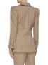 Back View - Click To Enlarge - C/MEO COLLECTIVE - 'Viewpoint' notched lapel check plaid darted blazer