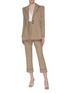 Figure View - Click To Enlarge - C/MEO COLLECTIVE - 'Viewpoint' notched lapel check plaid darted blazer