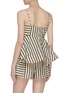 Back View - Click To Enlarge - C/MEO COLLECTIVE - 'High As Hope' stripe peplum top