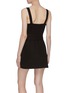 Back View - Click To Enlarge - C/MEO COLLECTIVE - 'Collisions' belted button front sleeveless dress