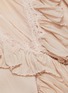 Detail View - Click To Enlarge - SIMKHAI - Ruffle trim tiered hem stripe silk georgette dress