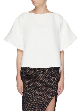 Main View - Click To Enlarge - MATICEVSKI - 'Ethereal' flared sleeve blouse