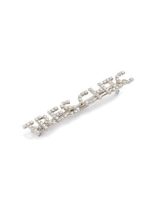 Detail View - Click To Enlarge - LELET NY - 'Tres Chic' Swarovski crystal hair barrette