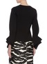 Back View - Click To Enlarge - ROLAND MOURET - 'Positano' tiered flared cuff knit jacket