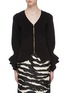 Main View - Click To Enlarge - ROLAND MOURET - 'Positano' tiered flared cuff knit jacket