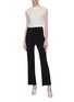 Figure View - Click To Enlarge - ROLAND MOURET - 'Salthill' box pleated cuff pants