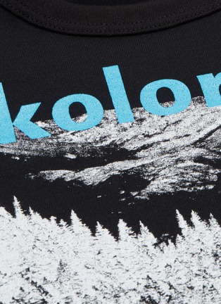  - KOLOR - Logo forest graphic print boxy T-shirt