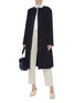 Figure View - Click To Enlarge - THE ROW - 'Miro' belted cotton-virgin wool coat