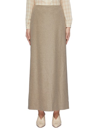 Main View - Click To Enlarge - THE ROW - 'Hena' slit back hem cashmere skirt