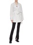 Figure View - Click To Enlarge - THE ROW - 'Keera' belted silk taffeta trench jacket