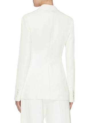 Back View - Click To Enlarge - THE ROW - 'Ciel' peaked lapel double breasted blazer