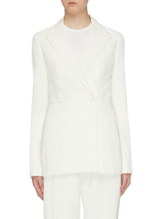 Main View - Click To Enlarge - THE ROW - 'Ciel' peaked lapel double breasted blazer