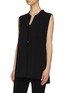 Front View - Click To Enlarge - THE ROW - 'Frieden' tie waist virgin wool sleeveless top