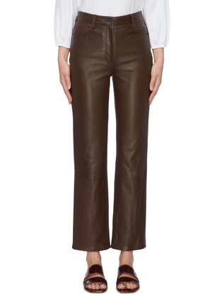 Main View - Click To Enlarge - THE ROW - 'Charlee' leather pants