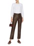 Figure View - Click To Enlarge - THE ROW - 'Charlee' leather pants