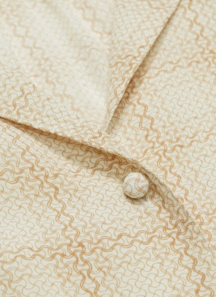  - THE ROW - 'Griffin' squiggle check print silk shirt