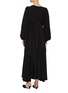 Back View - Click To Enlarge - THE ROW - 'Sante' balloon sleeve pleated silk crepe dress