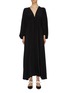 Main View - Click To Enlarge - THE ROW - 'Sante' balloon sleeve pleated silk crepe dress