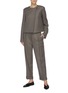 Figure View - Click To Enlarge - THE ROW - 'Milos' rolled cuff pleated virgin wool pants