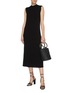 Figure View - Click To Enlarge - THE ROW - 'Bowen' sleeveless silk-cotton knit dress