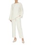 Figure View - Click To Enlarge - THE ROW - 'Landeli' pleated bouclé pants