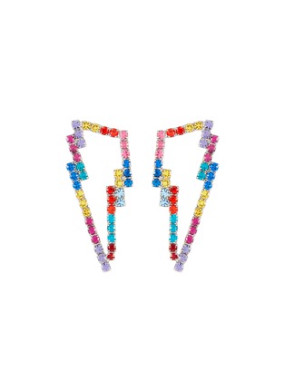 Main View - Click To Enlarge - JOOMI LIM - Glass crystal lightning bolt earrings
