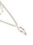 Detail View - Click To Enlarge - JOOMI LIM - Glass crystal lightning bolt pendant link chain necklace