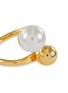 Detail View - Click To Enlarge - JOOMI LIM - Faux pearl sphere open ring