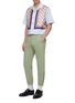 Figure View - Click To Enlarge - GUCCI - 'Lyre Gucci Band' embroidered zip cuff jogging pants