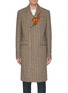 Main View - Click To Enlarge - GUCCI - Embellished deer patch wool houndstooth coat