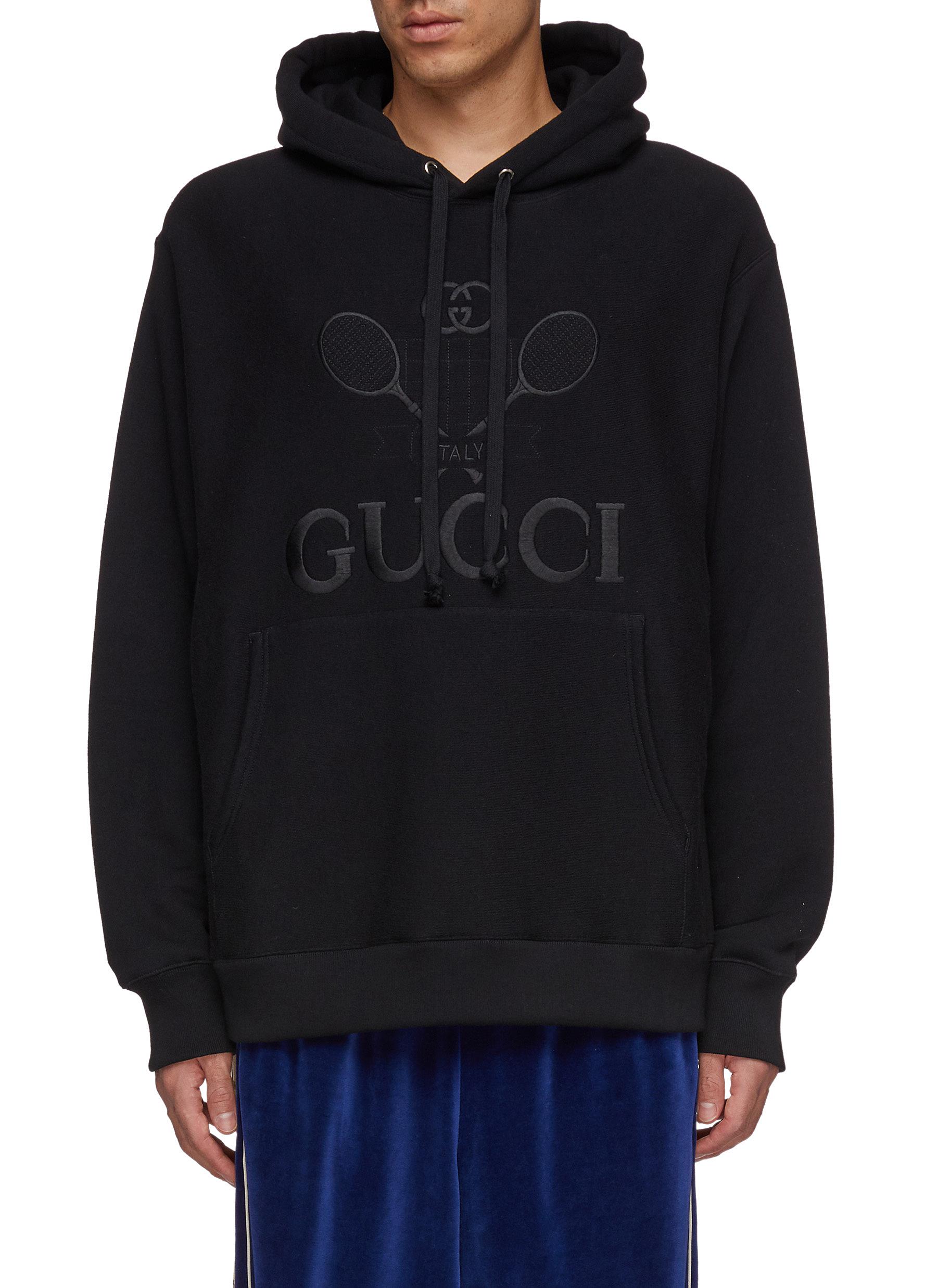 Gucci Tennis' embroidered hoodie 
