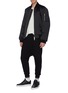 Figure View - Click To Enlarge - BEN TAVERNITI UNRAVEL PROJECT  - Padded sateen bomber jacket