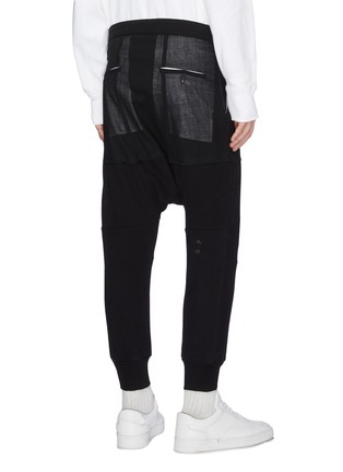 Back View - Click To Enlarge - BEN TAVERNITI UNRAVEL PROJECT  - Panel overlay jogging pants