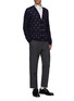 Figure View - Click To Enlarge - GUCCI - Dragon embroidered collar Oxford shirt