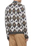Back View - Click To Enlarge - GUCCI - Horse jacquard wool cardigan