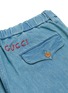  - GUCCI - Logo embroidered zip cuff jogging pants