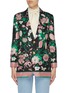 Main View - Click To Enlarge - GUCCI - Floral print silk jacket