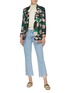 Figure View - Click To Enlarge - GUCCI - Floral print silk jacket