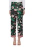Main View - Click To Enlarge - GUCCI - Floral print silk pants