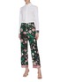 Figure View - Click To Enlarge - GUCCI - Floral print silk pants