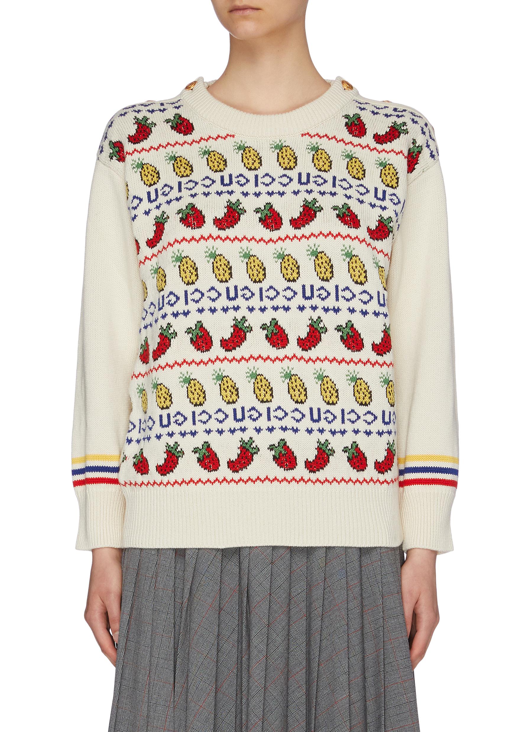 gucci strawberry sweater
