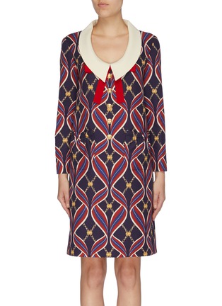 gucci print dress
