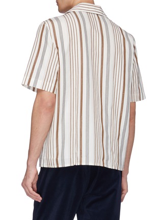 Back View - Click To Enlarge - EQUIL - Stripe short sleeve shirt