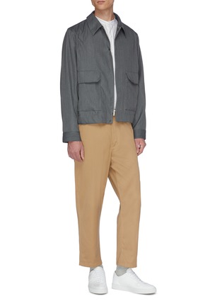 Figure View - Click To Enlarge - EQUIL - Side flap pocket shirt jacket