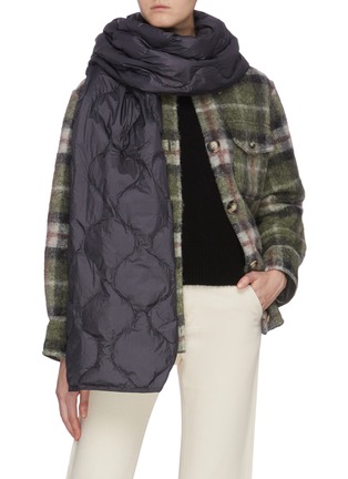 Figure View - Click To Enlarge - ISABEL MARANT - 'Bremon' quilted scarf