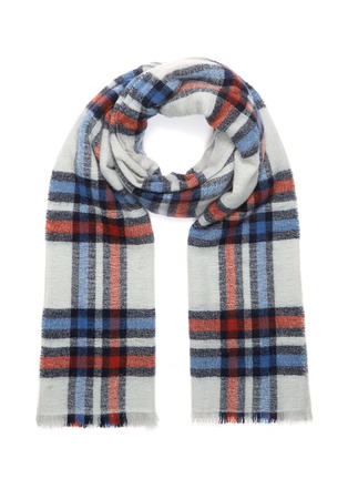 Main View - Click To Enlarge - ISABEL MARANT - 'Suzanne' check plaid wool-cashmere scarf