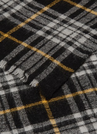 Detail View - Click To Enlarge - ISABEL MARANT - 'Suzanne' check plaid wool-cashmere scarf